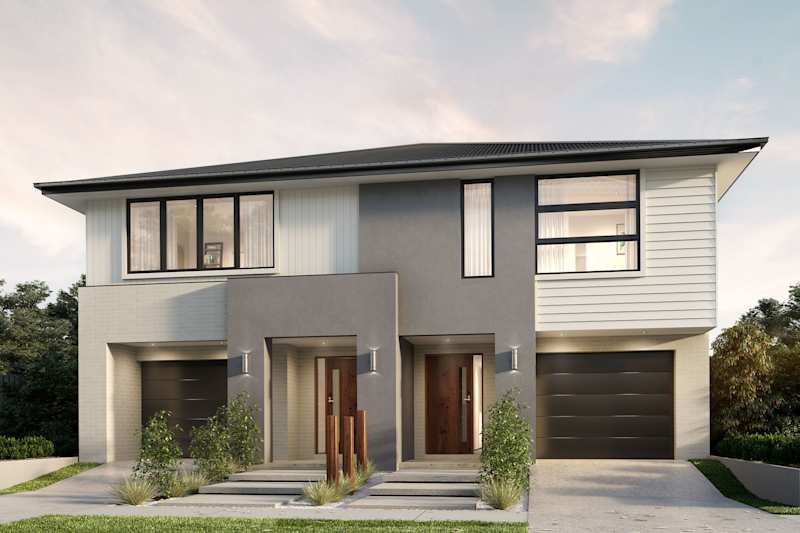 Enfield Duplex House Design Facade