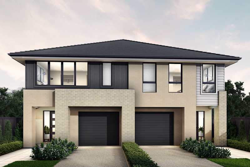 Glendale Duplex House Design Modern Facade
