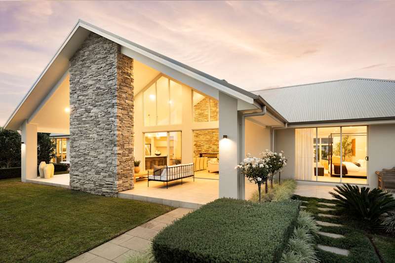 Barrington 46 house design outdoor living