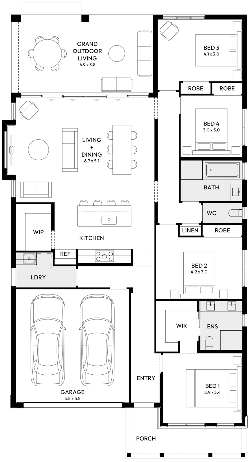 Ashton 24 Home Design Caphilly Sales Plan