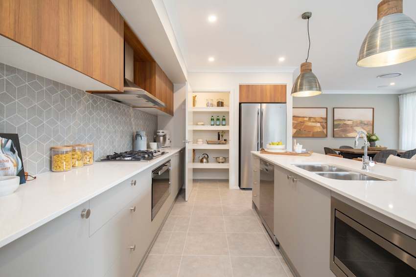 Harmony 29 house design kitchen walk in pantry