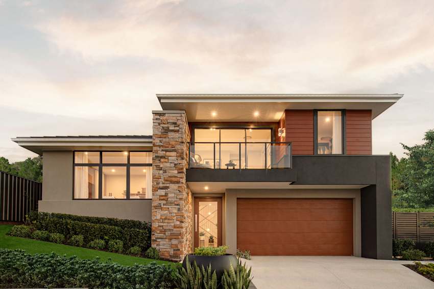 Trilogy 35 house design with grande facade