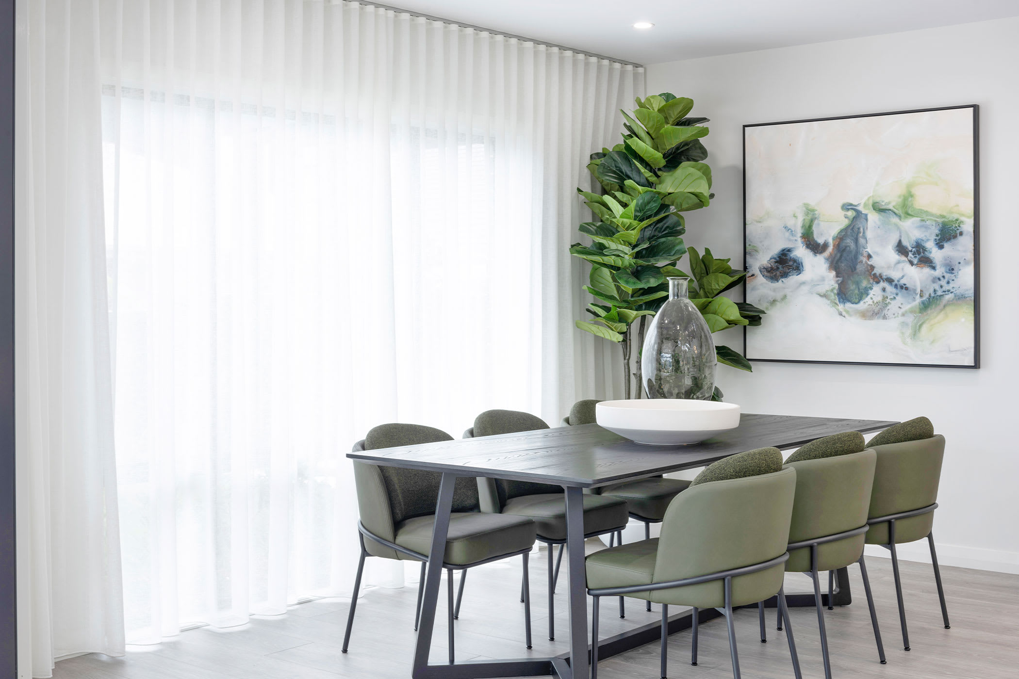 Macquarie two house design dining