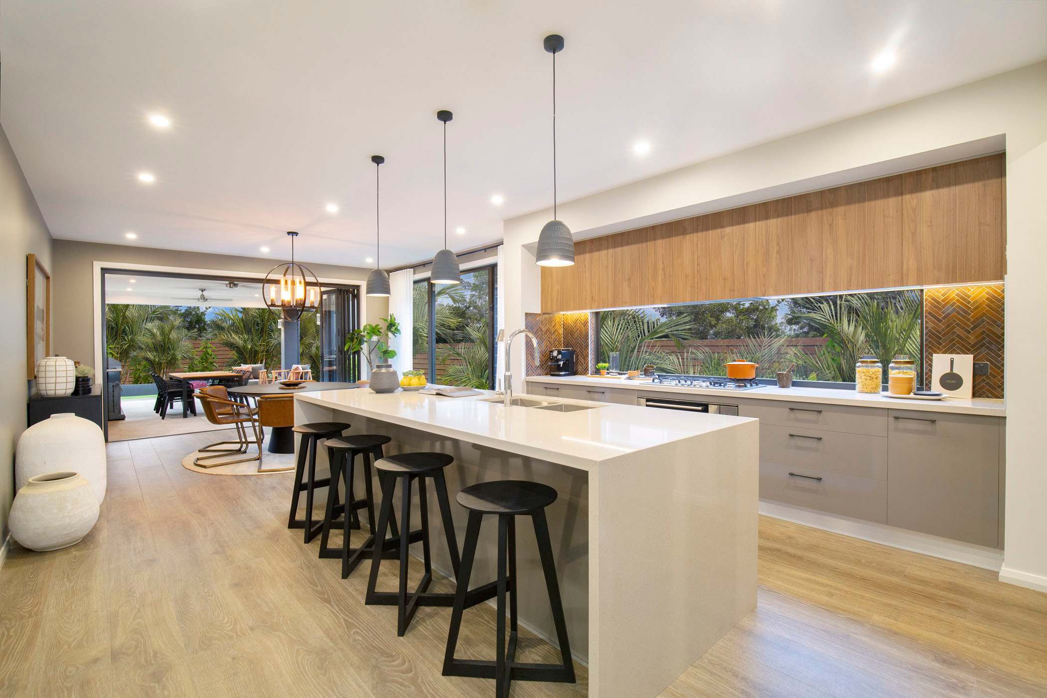 Trilogy house design kitchen dining outdoor living