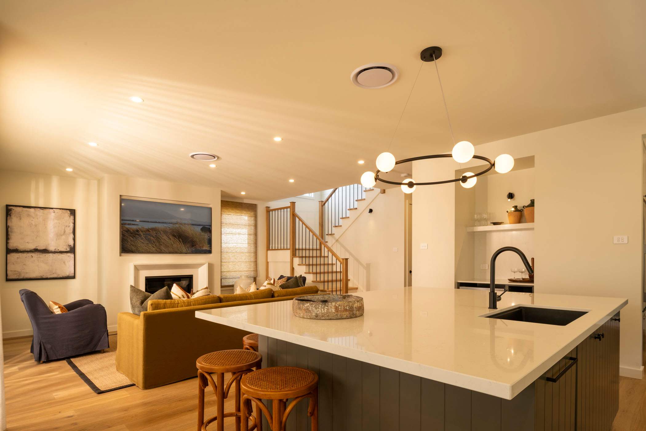 Brighton 35 house design Kitchen Living