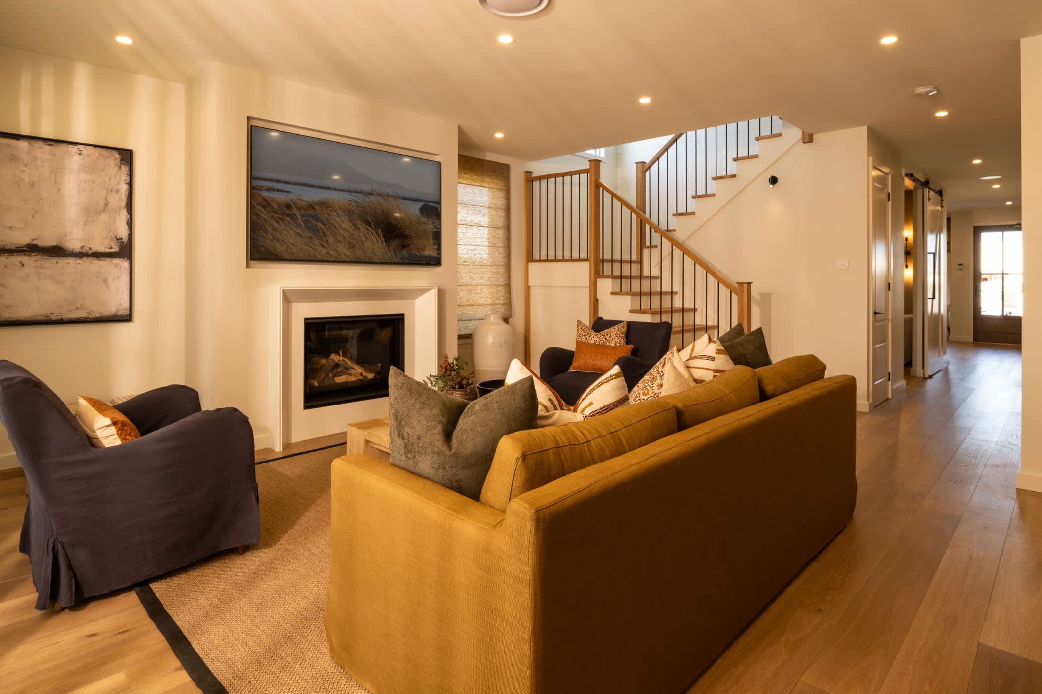 Brighton 35 house design Living