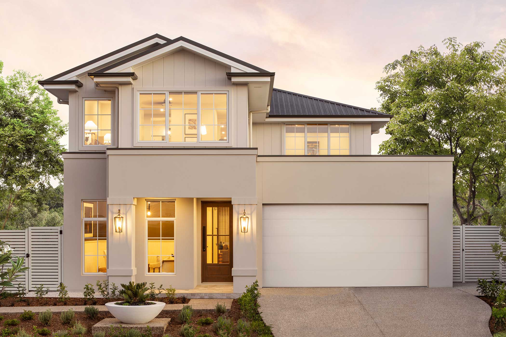 Brighton 35 house design Huntington Farmhouse facade alt