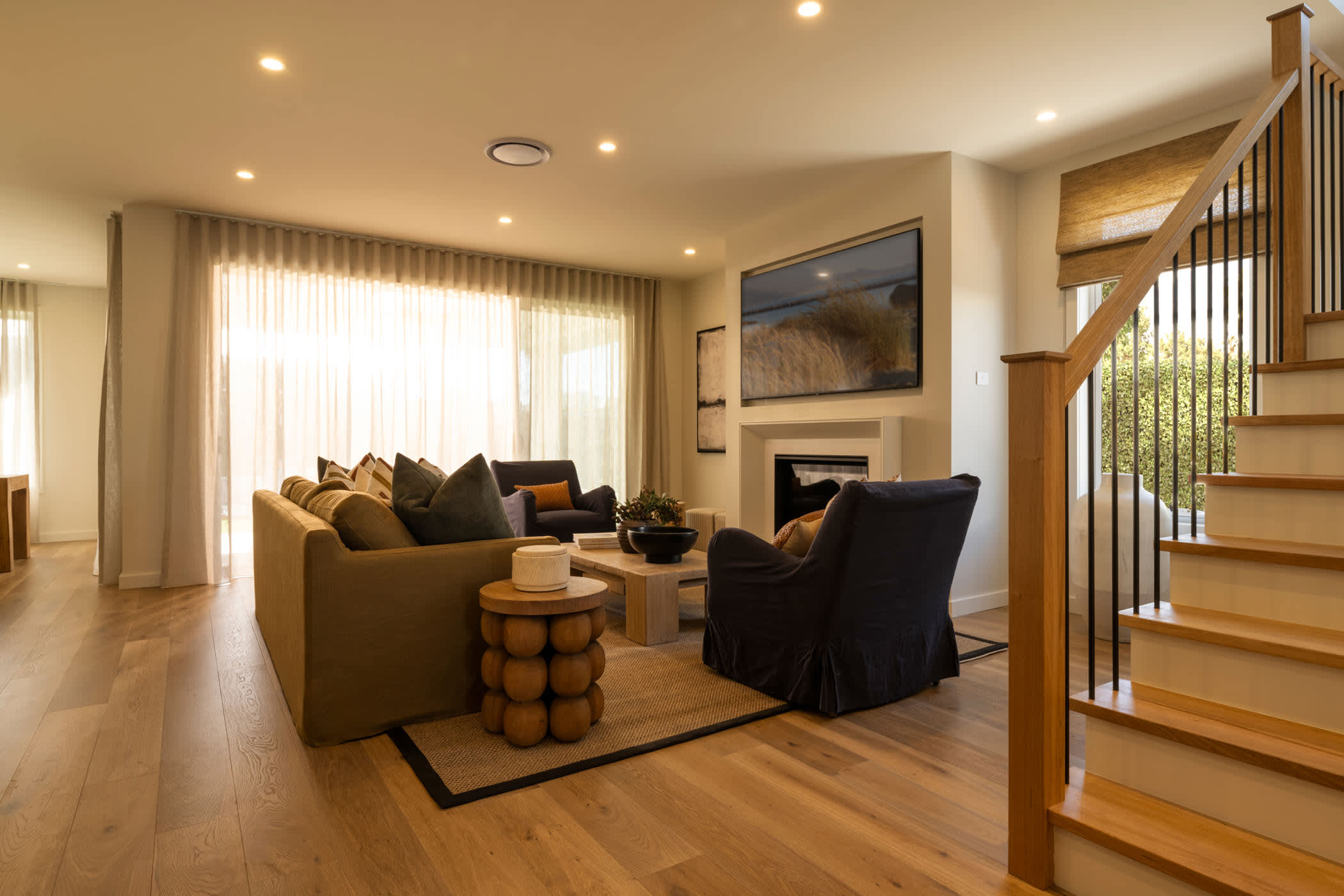 Brighton 35 house design Living