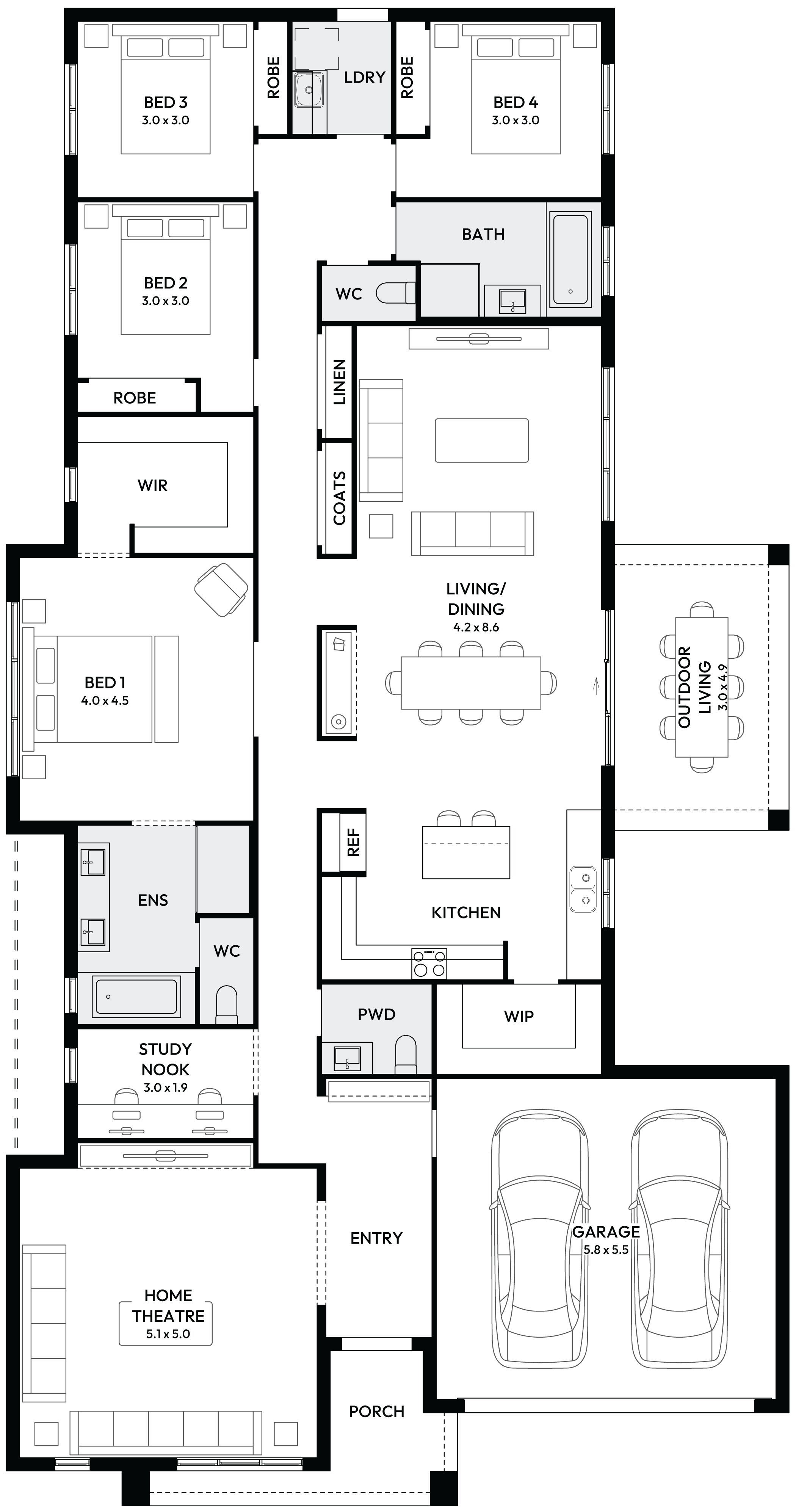 Carrington Promenade Two 30 House Floor Plan