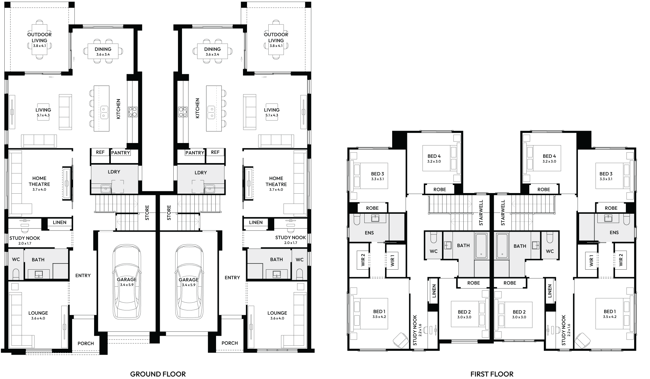 Macquarie One Duplex House Floor Plan
