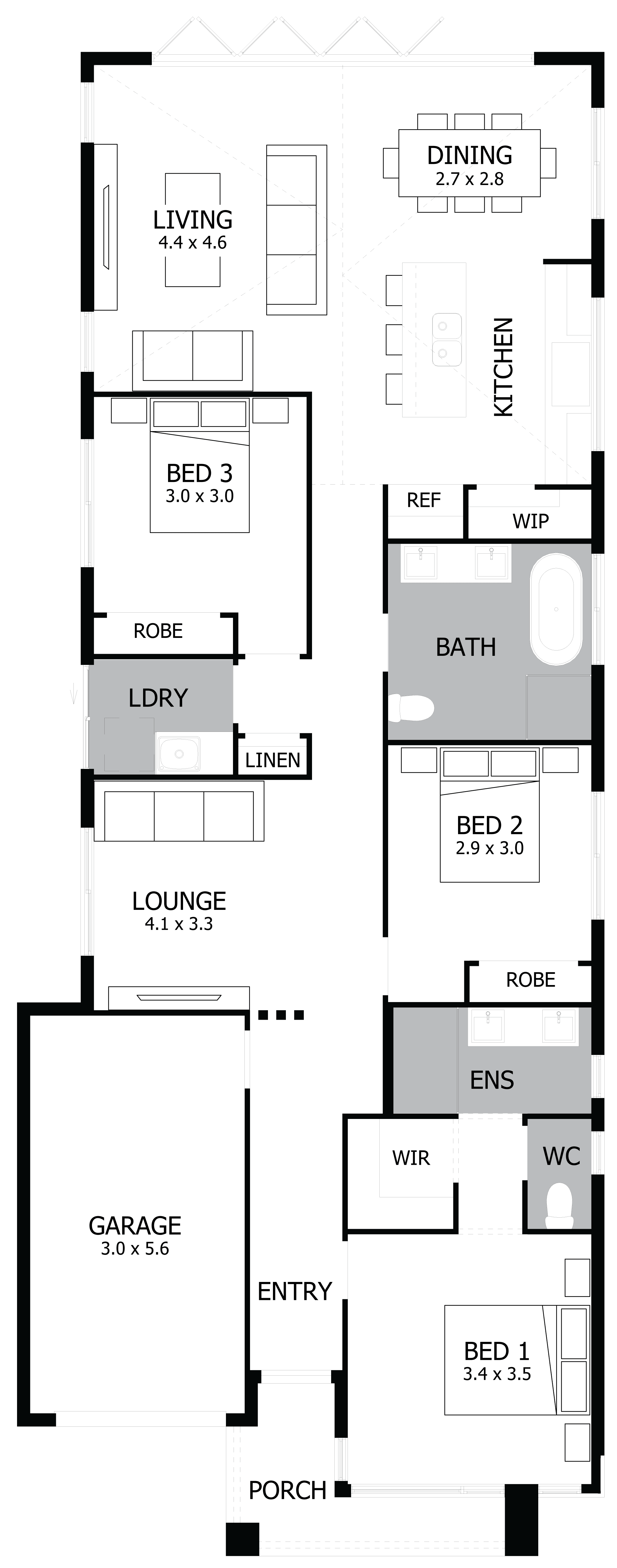 Alpha 17 Single Storey Display Home HomeWorld Leppington