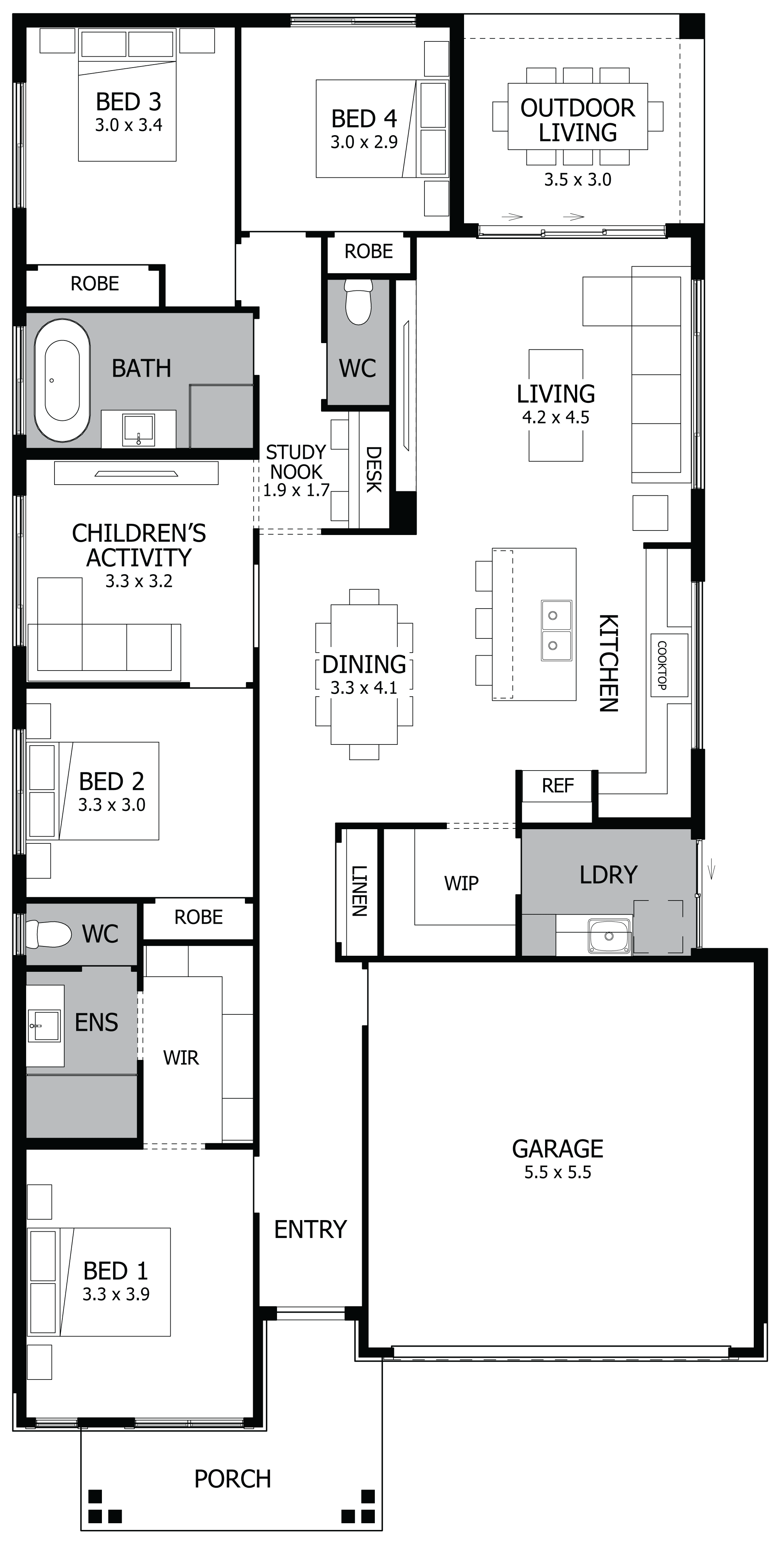 Rhapsody 22 Single Storey Display Home HomeWorld Leppington