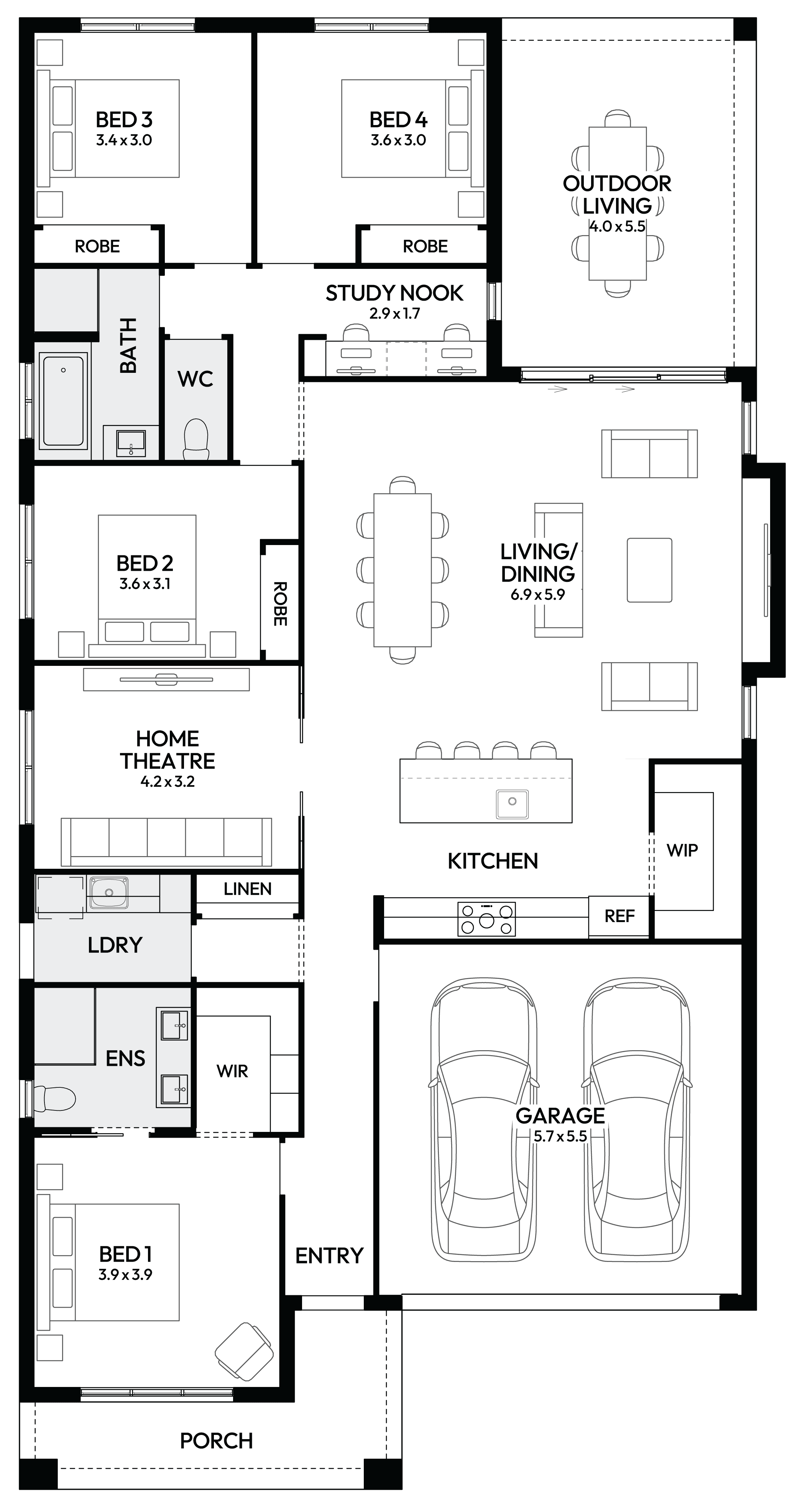 Essence 26 Single Storey Display Home Housing World Watagan Park
