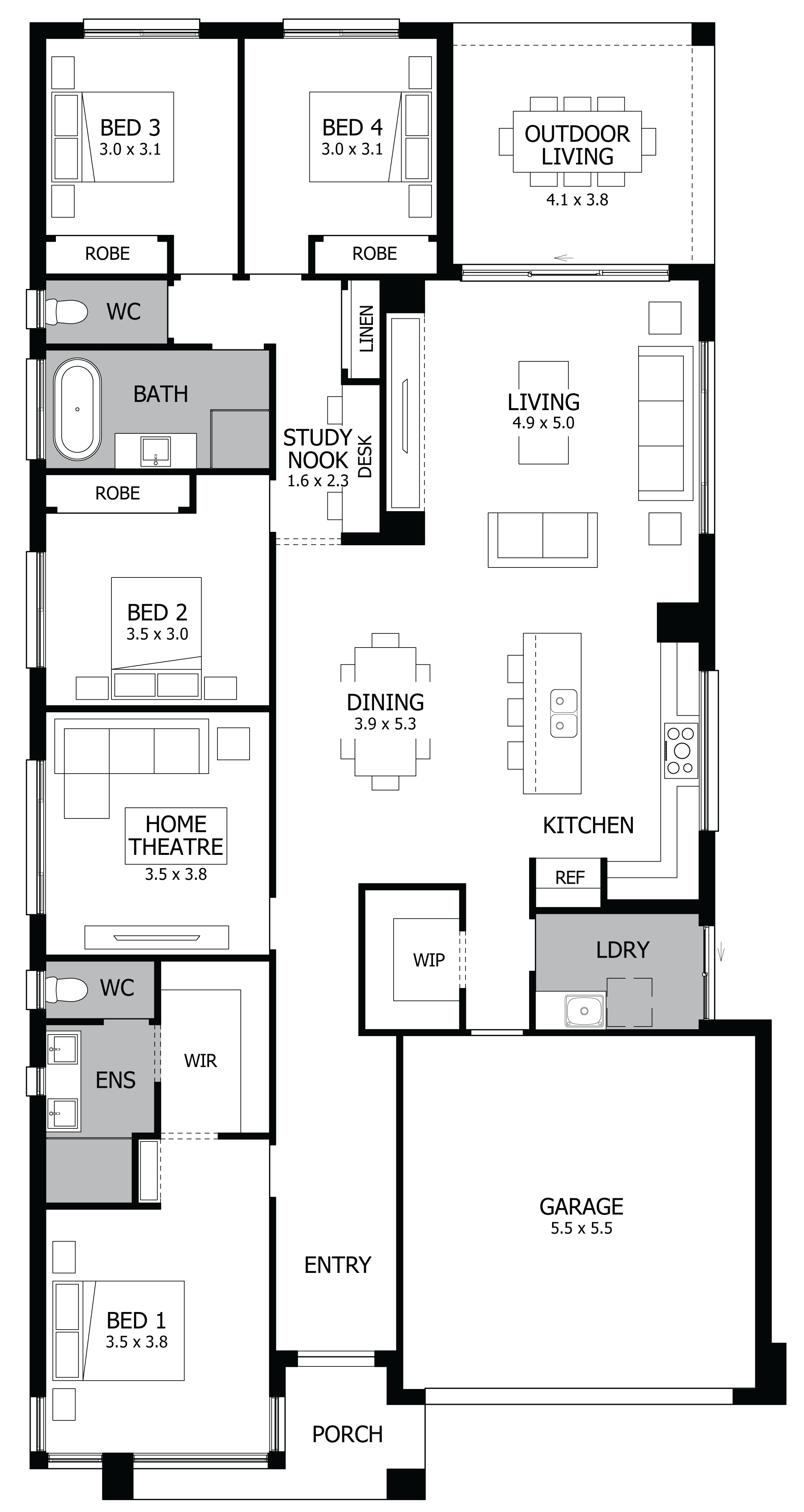 Rhapsody 26 Single Storey Display Home Wongawilli