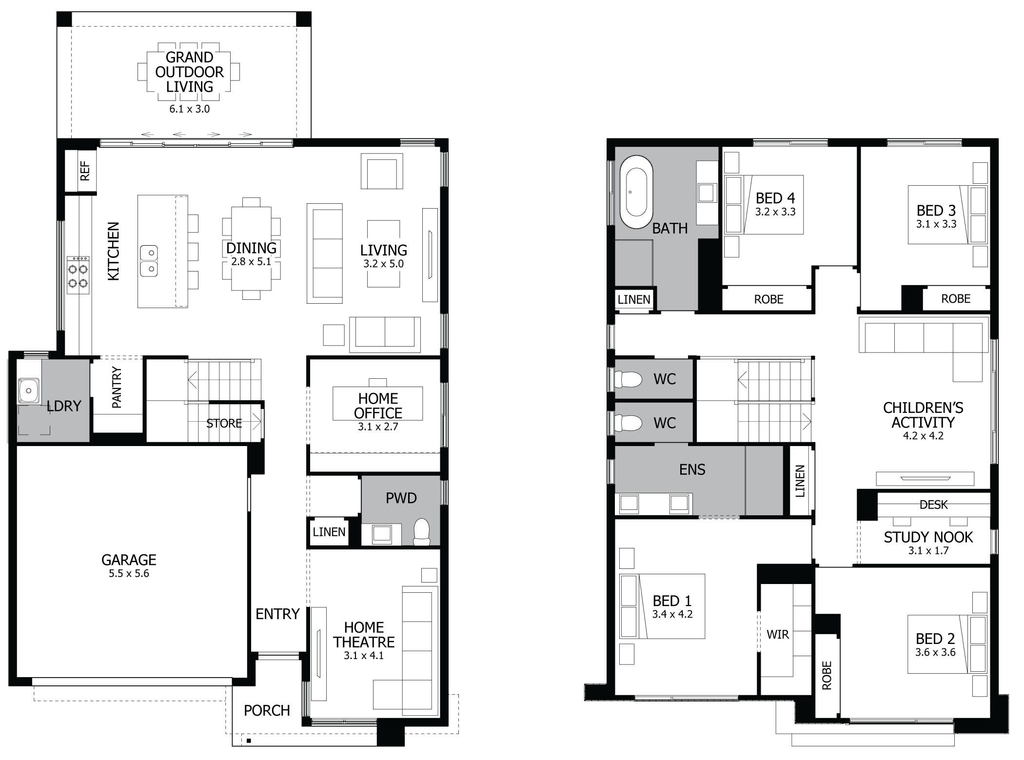 Charisma 30 Double Storey Display Home HomeWorld Leppington
