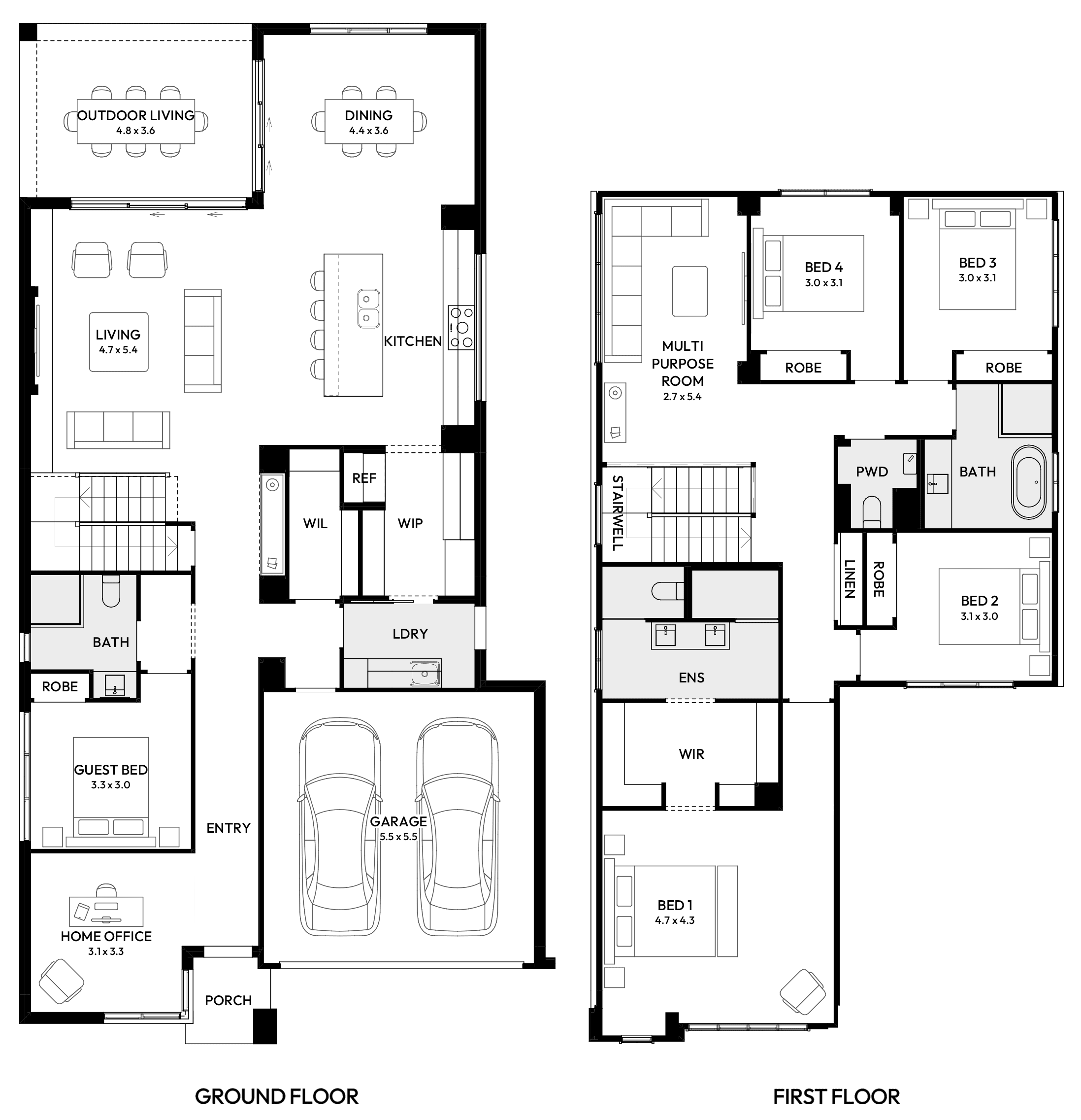 Brighton 35 House Design Floor Plan