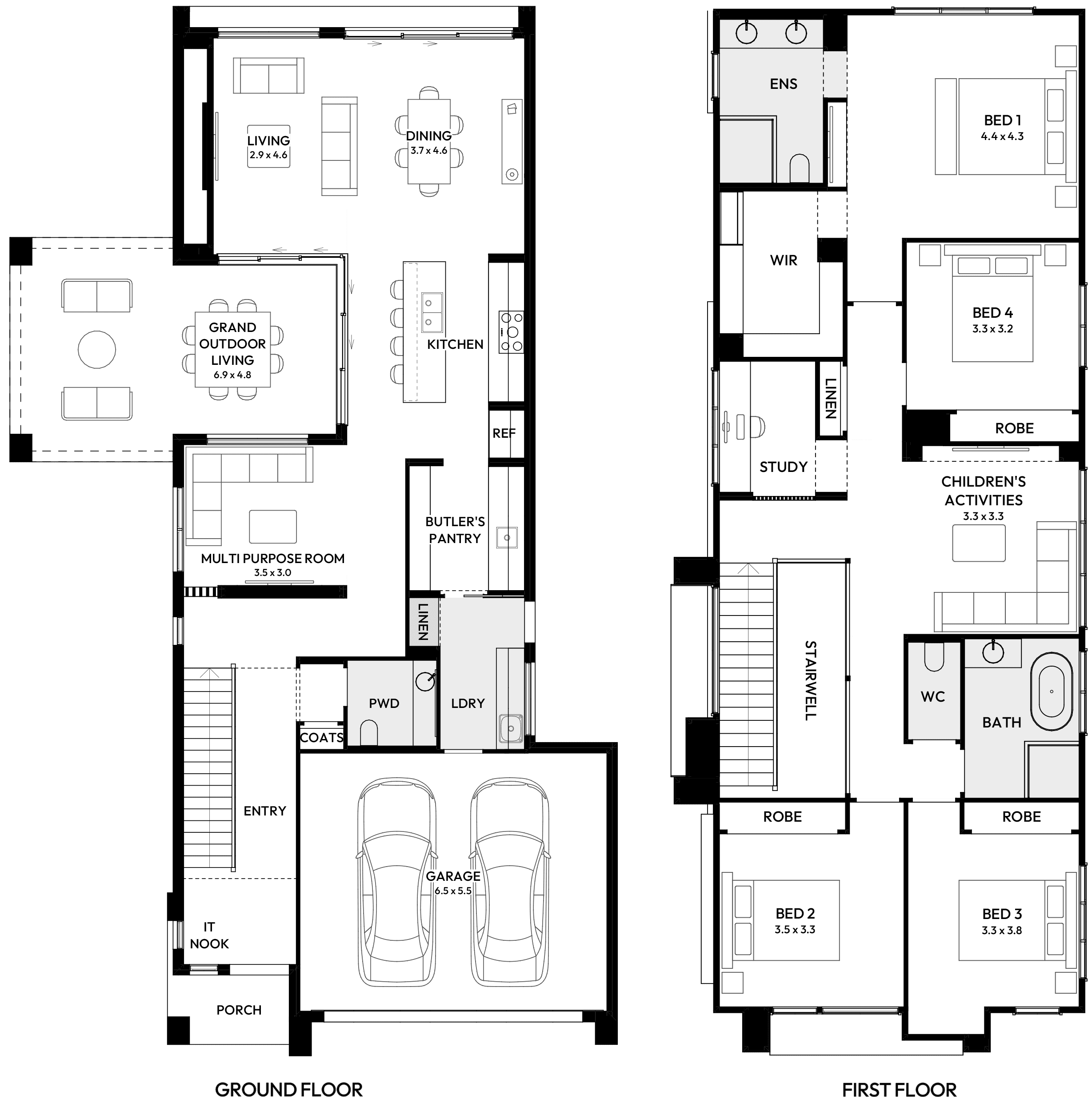 Soho 33 House Design Floor Plans