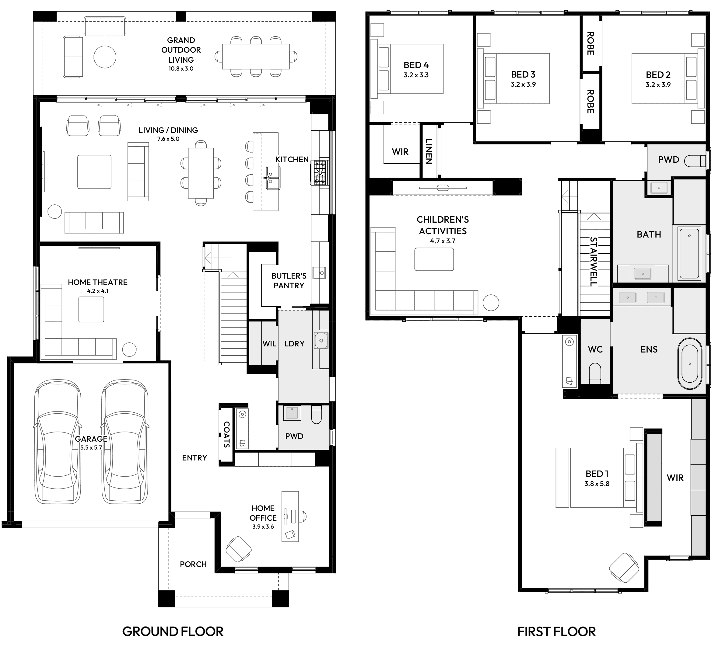 Freshwater 37 House Design Floor Plan