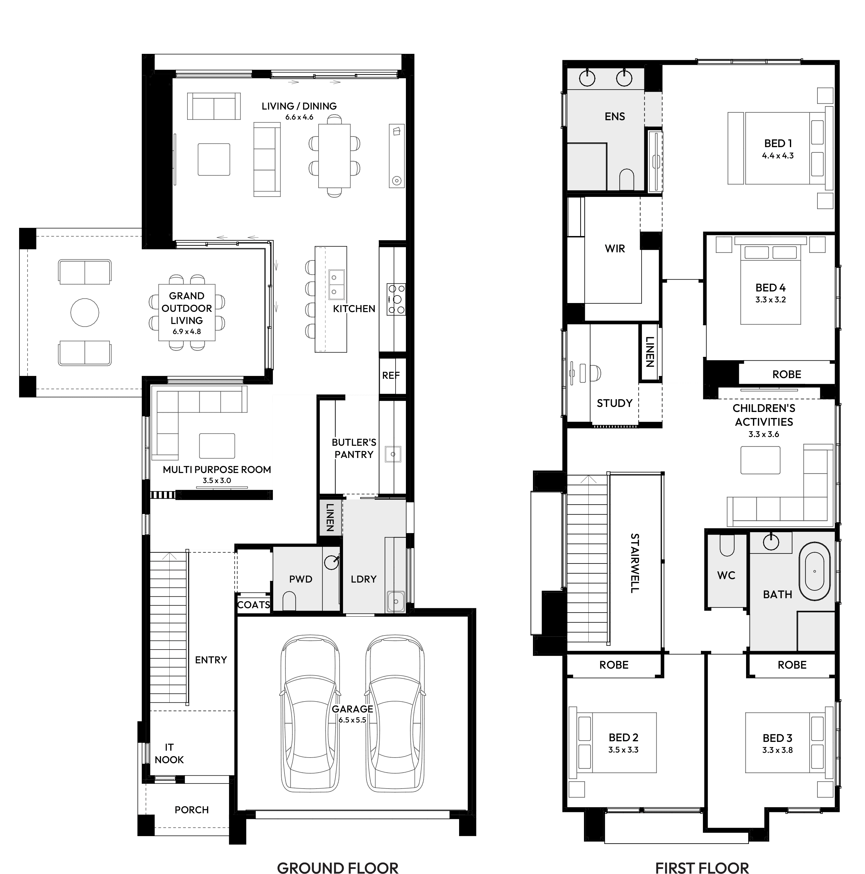 Soho 33 House Design Floor Plans
